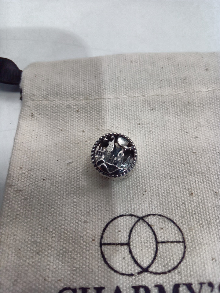 womens PANDORA X CHARMY hogwarts castle & coat of arms charm -  s925 sterling silver image 2
