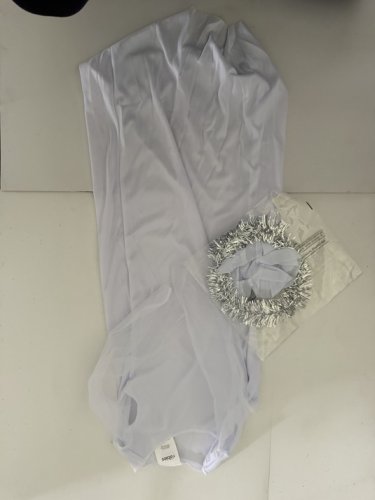 3PC GIRLS RUBIES ANGEL COSTUME - SMALL (4-6) - WHITE (STYLE: 887749) image 4