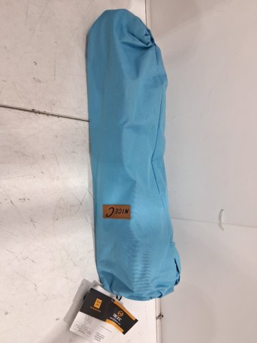 nice c low reclining foldable portable outdoor beach/festival chair with cup holder and carry bag - 23" - blue (model: nctsy1111) image 2