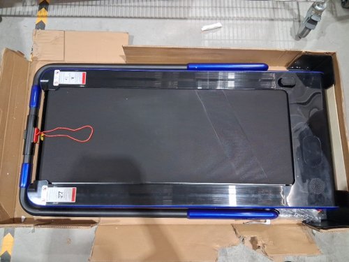 Costway Folding portable Treadmill - 7.5MPH - 2.2HP - Blue (Model: SP37513NY) image 4