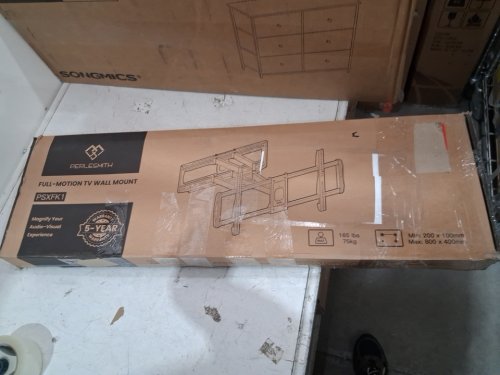 PERLESMITH EXTRA LARGE FULL-MOTION TV WALL-MOUNT - FITS DISPLAYS 50"-90" - BLACK (MODEL: PSXFK1) image 3