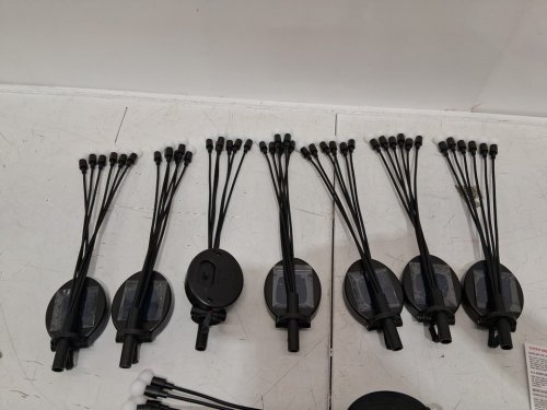 8pk beviliu Solar wind swaying Lights Outdoor Waterproof IPX5 - 27" - warm yellow image 3