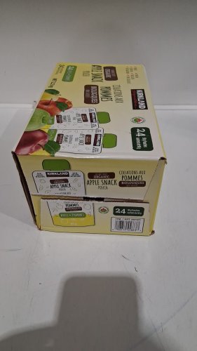 24PK Kirkland signature unsweatened organic apple sauce snack pouch - 90g each image 3