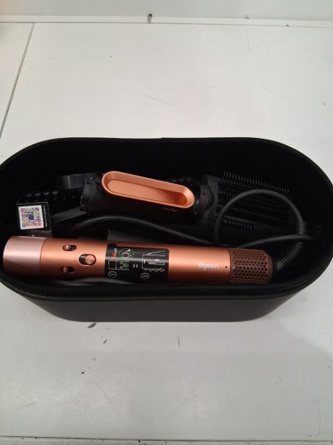 6PC DYSON i.d curly + coily airwrap multi styler and hair dryer with bluetooth - amber silk ( model: hs08) image 9