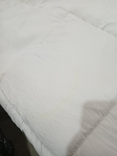 QUILTED MATTRESS TOPPER PAD - KING(78" X 80") - WHITE image 4