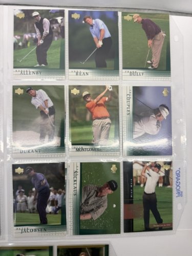 90 APPROX ASSTD UPPER DECK GOLF CARDS image 11