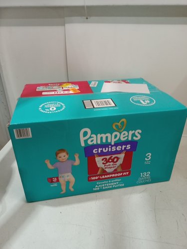 132PK PAMPERS PULL ON CRUISERS 360° 100% LEAKPROOF FIT DISPOSABLE BABY DIAPERS - SIZE 3 (16 - 28LBS) image 2