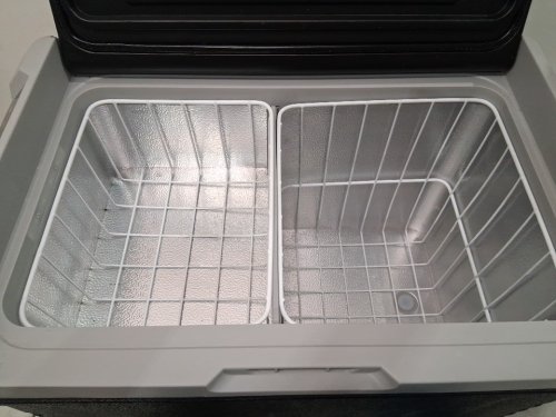 EUHOMY PORTABLE CAR REFRIGERATOR WITH WHEELS - 12V, 35L CAPACITY - BLACK (MODEL: CF003-35BL-CAEH) image 7