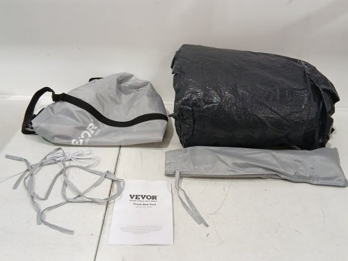 VEVOR EASY TO SETUP WATERPROOF TRUCK BED TENT With 2 PERSON SLEEPING CAPACITY - 6.4ft-6.7ft - GREY/ORANGE/BLACK (model: 120740) image 4