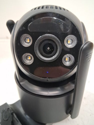 SMART OUTDOOR BATTERY CAMERA WITH SOLAR PANEL WIFI - BLACK image 2