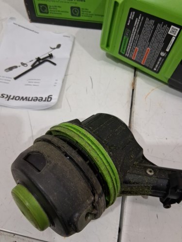 Greenworks PRO Cordless String Trimmer tool only - 80V - 16" - GREEN (MODEL: ST80L00) image 3