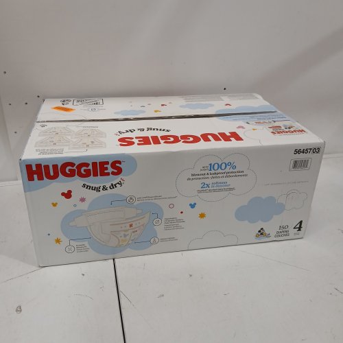 150PK HUGGIES SNUG & DRY DIAPERS - SIZE 4 image 2