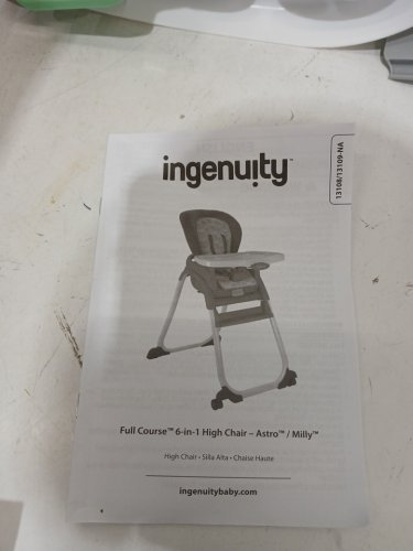 ingenuity full course convertible 6-in-1 highchair - 6m-5y - astro/grey (model: 13108) image 3