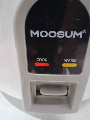 MOOSUM  Commercial RICE COOKER WITH REMOVABLE INNER COVER & STEAMER - CERAMIC COATED - 40 CUPS (20 CUP UNCOOKED) - SILVER (MODEL: MO-CRCW36US) image 7