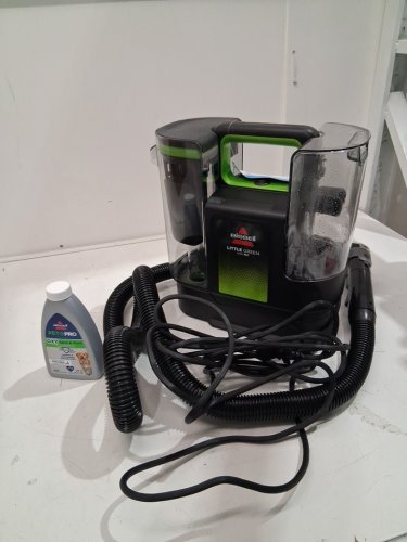 bissell little green pet max portable Deep carpet cleaner - black/green (model: 3860B) image 5