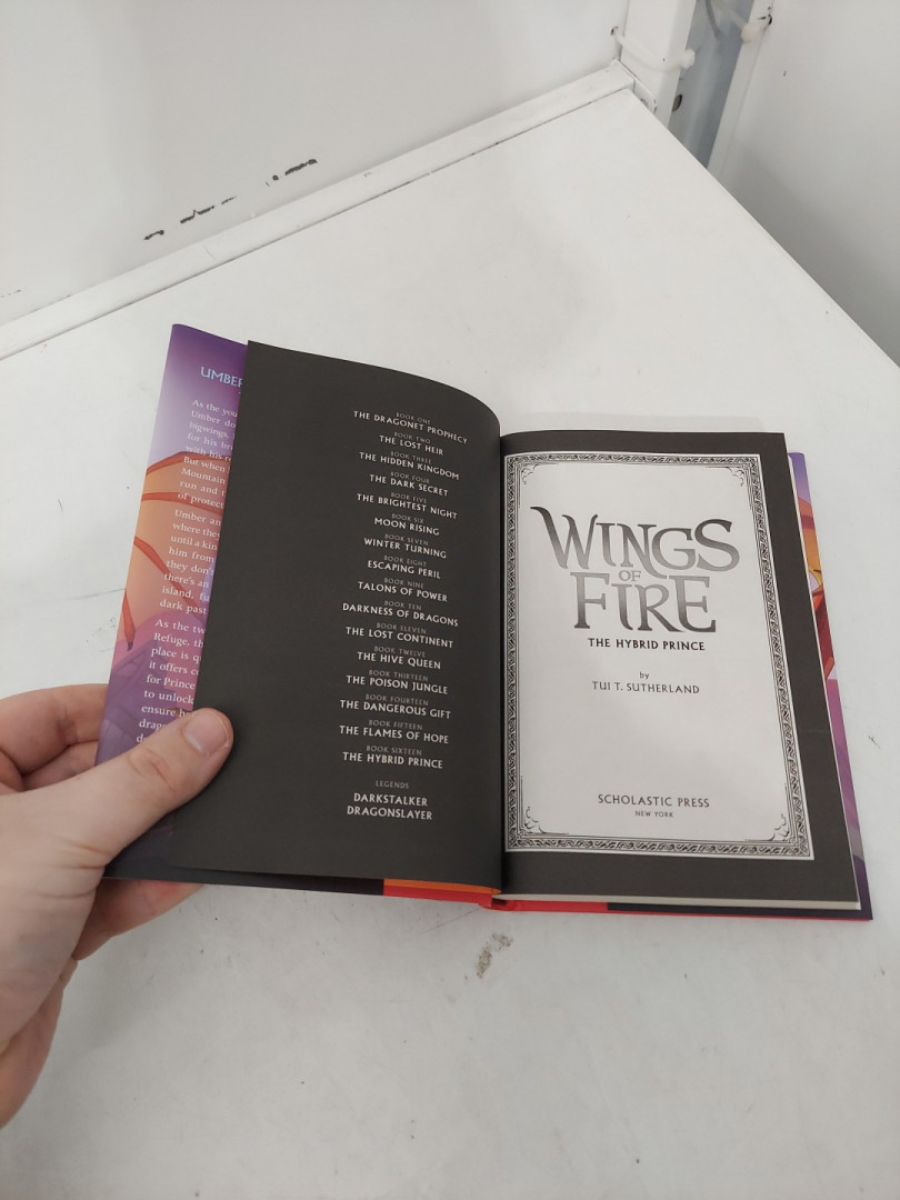 (Hardcover) Wings of Fire - Book 16: The Hybrid Prince by Tui T. Sutherland image 3