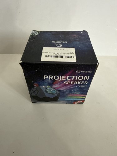 Equantu Galaxy Projector Quran Speaker - 10 COLOUR MODES - black (MODEL: QB959) image 2