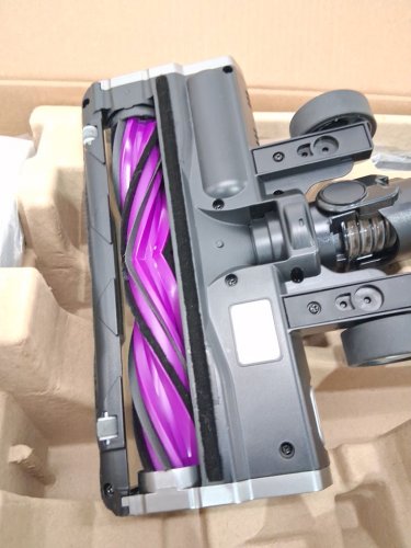 Eureka Cordless Rechargeable 3-IN-1 Stick Vacuum Cleaner WITH CLEANING STATION & ANTI-TANGLE NOZZLE FOR ALL FLOORS - GREY/PURPLE (MODEL: NEC490SE) image 6