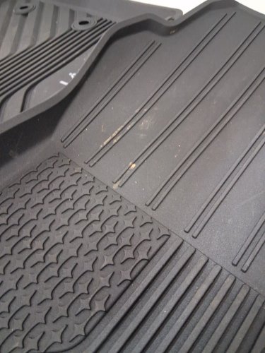3pc lasfit floor mats for subaru crosstrek and impreza 2024-2025 - all weather and waterproof - anti-slip - black (model:LL-SU02) image 3