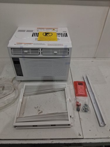 garvee window air conditioner with remote control - 6000btu - white (model:twc-06crd1/l1ui) image 3
