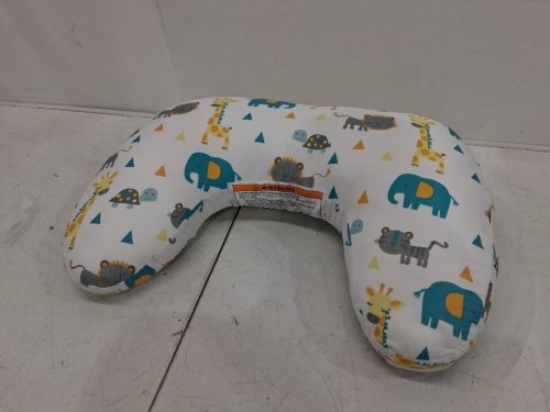 Little Grape Land Supportive Nursing Pillow for Babies - 24" x 18" x 6" - Animal/White image 3