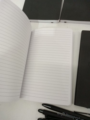 10PC Custom Lined Notebooks and Pens with "Immersive" Logo - Black image 3