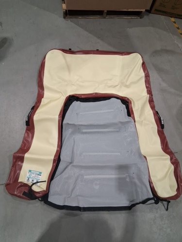 Niphean non-slip inflatable dog ramp - 240LBS max -red/beige (model:NP-DFR-005) image 3