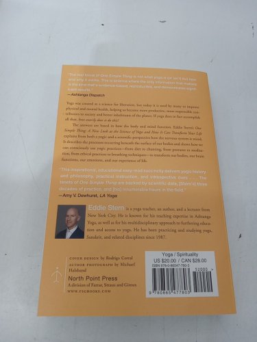 (Paperback) One Simple Thing: A New Look at the Science of Yoga and How It Can Transform Your Life by Eddie Stern image 3