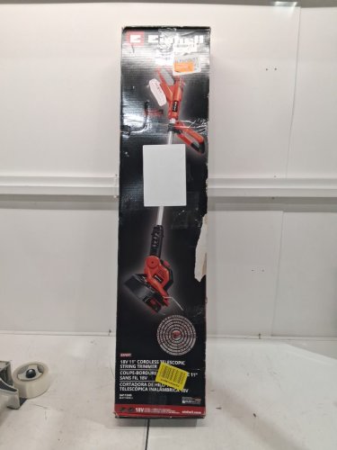 einhell cordless telescoping string trimmer *tool only* - 11" - 18V - RED (MODEL: 3411245) image 4