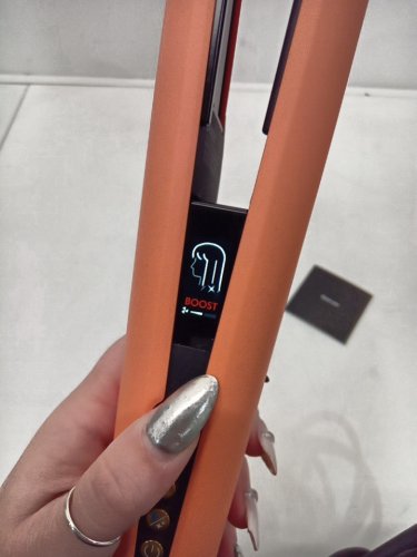 dyson airstrait wet to dry hair straightener - LIMITED EDITION APRICOT/ TOPAZ  (model: ht01) image 9