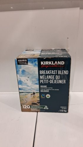 120PK KEURIG Kirkland Signature Organic Breakfast Blend Fair Trade Coffee K-Cup Pods - (MODEL:4272377) image 2