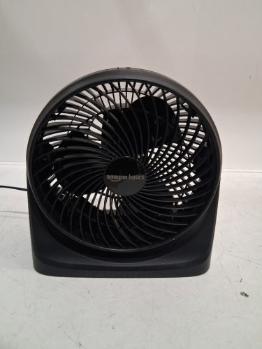 AMAZONBASICS AIR CIRCULATING FLOOR FAN - 3-SPEEDS - TILTING HEAD 90° - 7" - BLACK (MODEL : B082MY2MX3) image 3