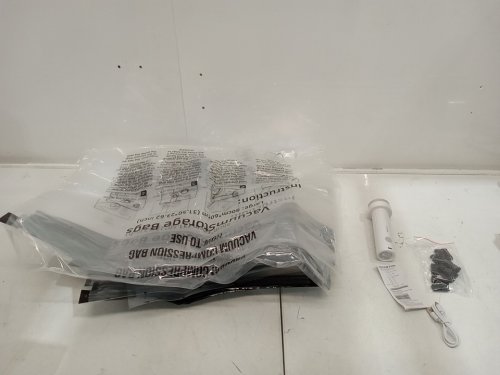 10PK SPACE SAVER VACUUM STORAGE BAGS WITH ELECTRIC AIR PUMP - 15.8" x 19.7" - CLEAR image 3