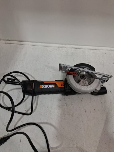 Worx One-Hand Compact Circular Saw - 4.5'' - 4.5AMP - Black & Orange (Model: WX439L) image 5