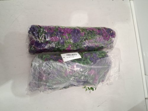 4pc Hommyea Artificial Fake hanging Flower Plants - 24.5" - purple/pink image 3