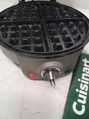 CUISINART ELECTRIC BELGIAN WAFFLE MAKER - STAINLESS STEEL (MODEL: WAF-200C) image 6