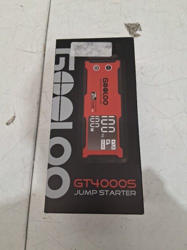 GOOLOO GT4000S Fast-Charging Portable Car Battery Charger Booster Pack - 4000A - 12V - black/red (model: JS-271) image 4