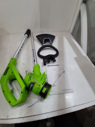 GREENWORKS CORDLESS STRING TRIMMER *TOOL ONLY*- 40V - 12" - GREEN/BLACK (MODEL: STF309) image 3