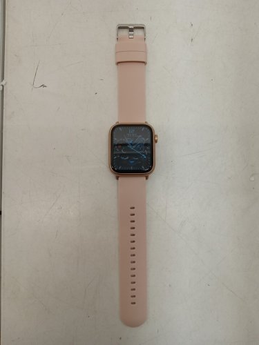 fitness smartwatch with Heart Rate | Spo2 | BP | Sleep Monitor - pink/gold image 4
