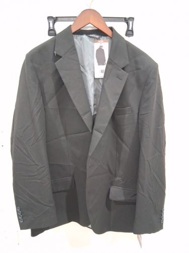 MEN'S J.M. HAGGER PREMIUM CLASSIC SUIT JACKET - 44 r/r - black (STYLE: 1772503) image 2