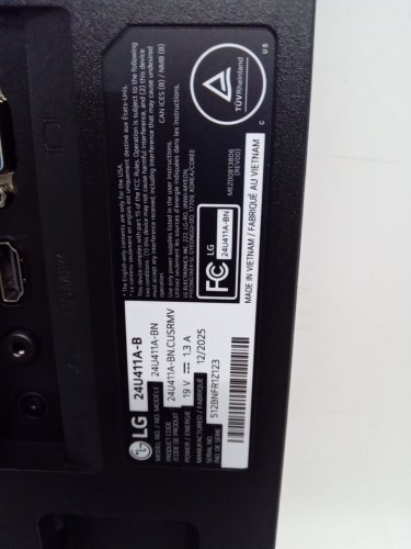lg fhd slim led freesync gaming monitor - 24" - 120hz - 1080p - black (model: 24u411a-bn) image 5