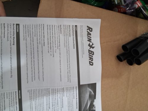 RAINBIRD  Easy Install In-Ground Automatic Sprinkler System Kit - 3000SQ.FT MAX  - (mODEL: 32ETI) image 5