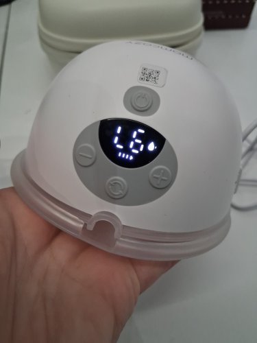 momcozy hands free wearable breast pump - 3 modes and 9 levels - white/red (model: m5/bp380) image 5