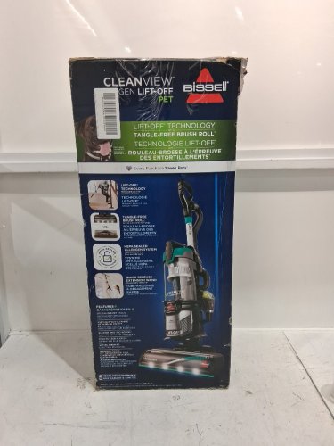 BISSELL CleanView Allergen Lift-Off Pet Vacuum - 120V - light blue/Black (MODEL: 2852C) image 2