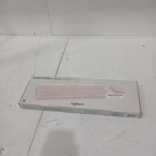 Logitech MK470 Slim Wireless Keyboard - Long Battery life, Ultra Quiet, 2.4 GHz USB Receiver, Plug n' Play Connectivity - pink Rose (Model: ‎920-009443) image 3