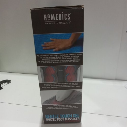 homedics gentle touch & gel coated shiatsu foot massager with soothing heat (model: fms-273hj) image 5
