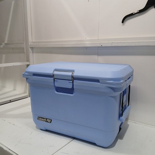 Coleman Pro Heavy-Duty Wheeled Ultra-Light Premium Hard Cooler - 55qt - blue - (MODEL: 2219633) image 3
