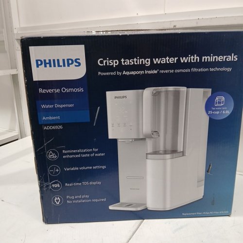 Philips Reverse Osmosis Water Filter Countertop with 6 stage RO Water Filtration System with Aquaporin Inside and 2 Portable Pitchers - white ( model: add6926wh/37 ) image 2