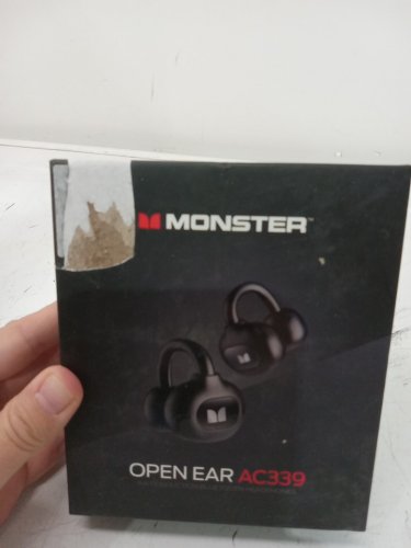 MONSTER OPEN EAR AC339 HEADPHONES - BLUETOOTH 6.0 OPEN EAR CLIP WIRELESS EARBUDS - TOUCH CONTROL - IPX6 WATERPROOF - BLACK (MODEL: AC339) image 2