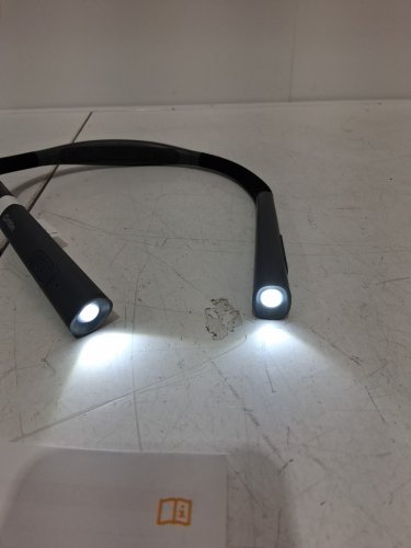 Gritin Lightweight  LED Neck Reading Light with 3 dimmable modes - black - (model: g1328) image 4